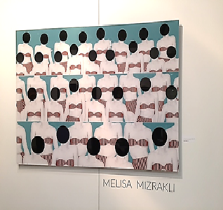 Fotoğraf sanatçısı Melisa Mızraklı’nın Contemporary İstanbul 2015’te yer alan eseri. Fotoğraf: Füsun Kavrakoğlu